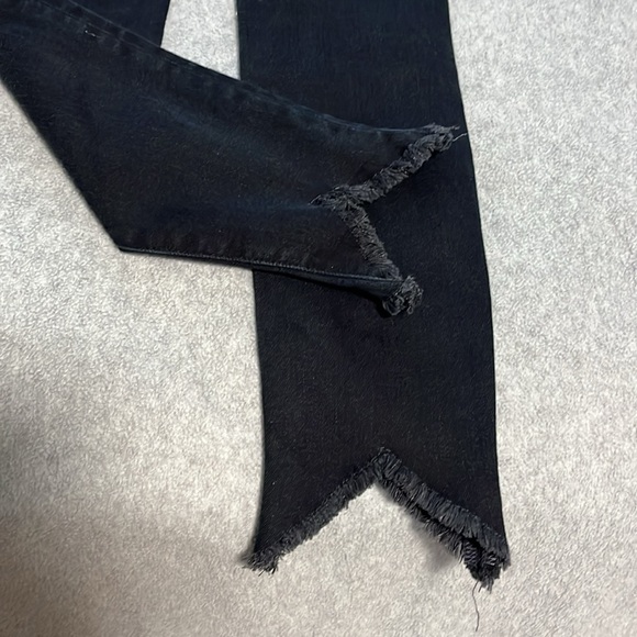 Frame Le High Skinny Jeans Womens Size 27 Black Preppy High Rise - Picture 9 of 10